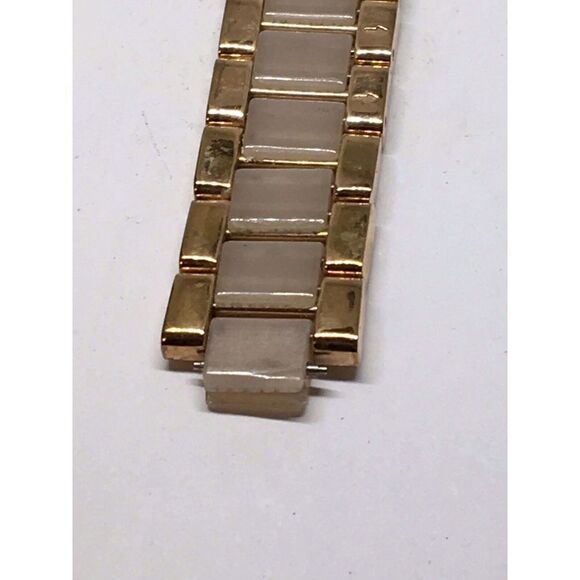Authentic Fossil Watch Bracelet Parts Links Case Band 18mm Rose Gold/Pink A651 - Picture 6 of 10